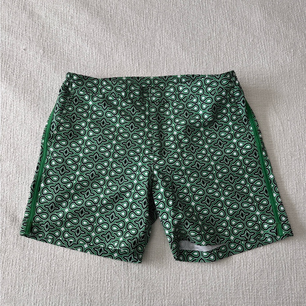 Fair Harbor men’s sextant trunk bathing suit green